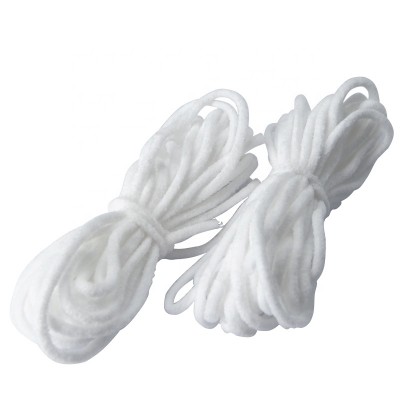 Factory Supplier 5mm Soft Polyester and Spandex Disposable Ear Rope for Face