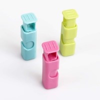 KACY Squeeze Bread Bag Clips, , Slip Grip Easy Squeeze & Lock, Assorted Color