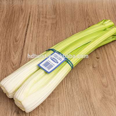 Rubber band label/tag twist tie for packing vegetable