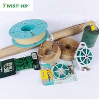 hot sale factory supplier 2.5mm size customized plastic garden twist tie for vineyard