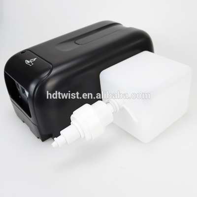 1200ml black automatic hand soap dispenser with birdbath for cleaning